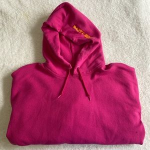 Pink hoodie